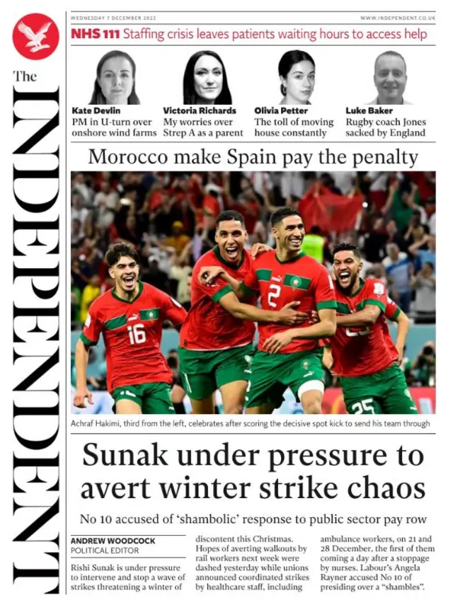 The Independent front cover