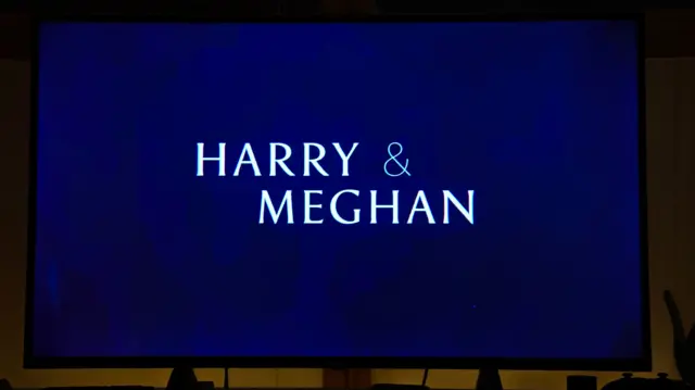 Harry & Meghan logo on Netflix