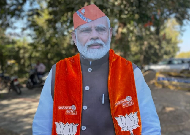 Narendra Modi cut out