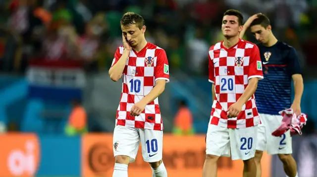 Luka Modric at the 2014 World Cup