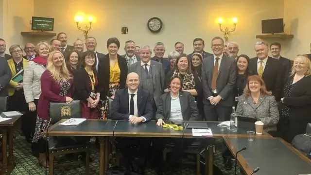 Mr Flynn (sitting alongside new deputy leader Mhairi Black) was elected as the SNP's Westminster leader at the group's AGM on Tuesday evening