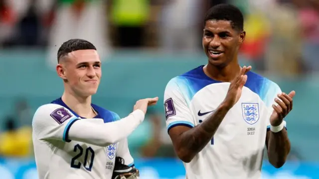 Phil Foden and Marcus Rashford