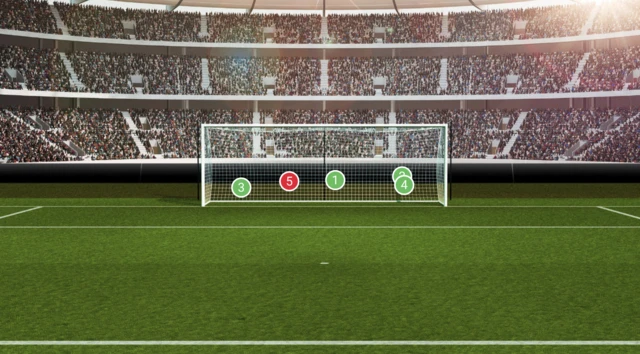 Where luka Modric has struck his last five penalties.