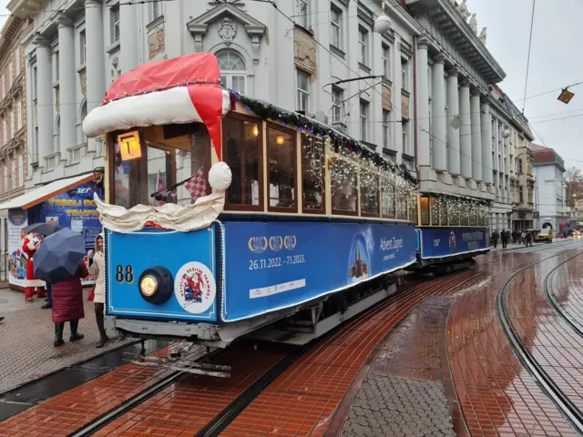 Train in Zagreb