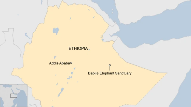 Map of Ethiopia