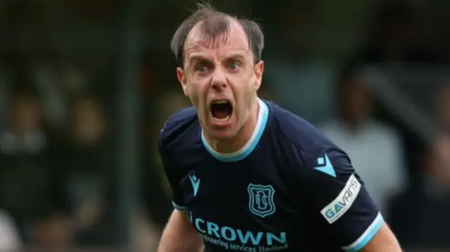 Dundee midfielder Paul McGowan