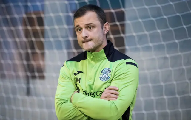 Hibs manager Shaun Maloney