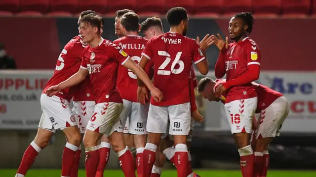 Bristol City celebrate