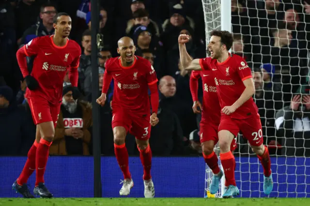 Jota celebrates