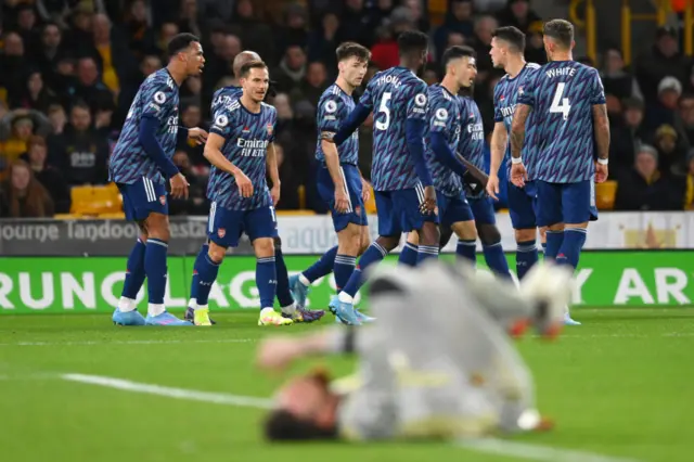 Arsenal celebrate
