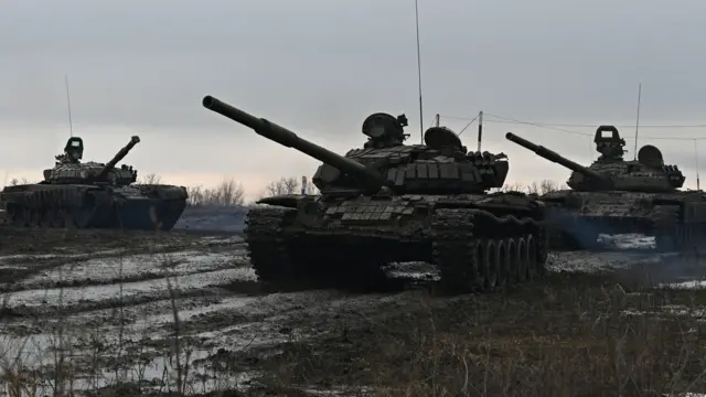 Russian tanks