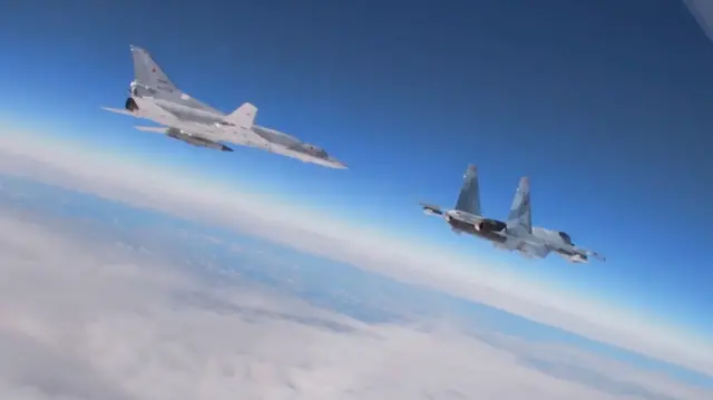 Russian planes take part in exercises over Belarus