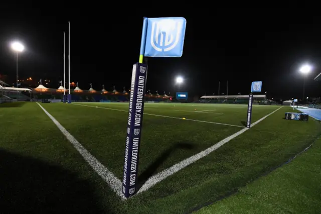 Scotstoun stadium under lights