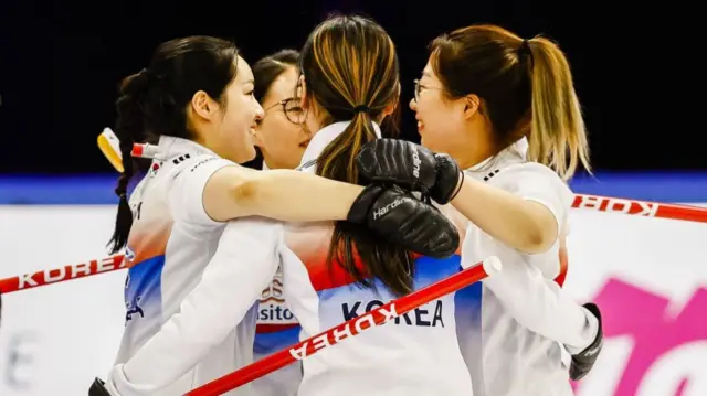 South Korea curling team