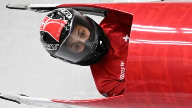 A bobsleigh athlete