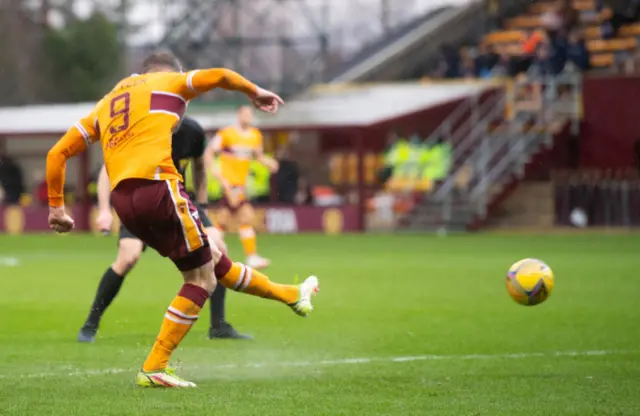 Kevin van Veen levelled with a deflected shot