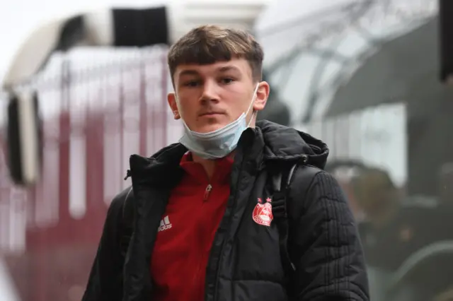 Teenager Calvin Ramsay is given a break by Aberdeen after the defeat to Celtic