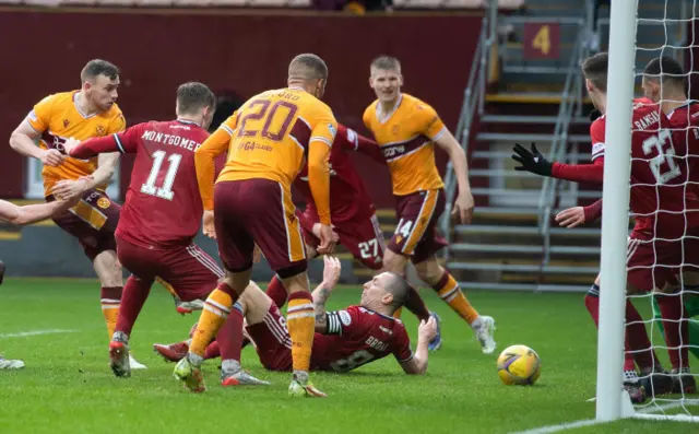 Connor Shields knocked in the winning goal for Motherwell