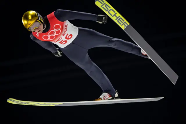 A ski-jumper