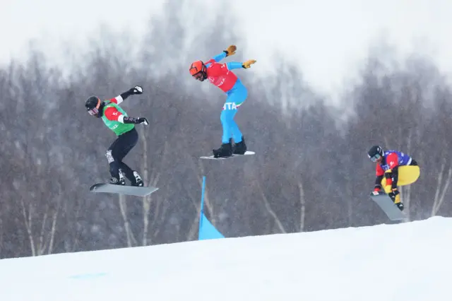 Snowboard cross