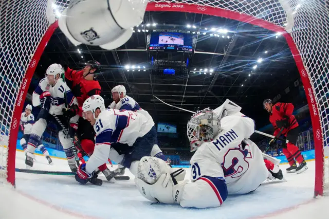 USA 3-1 Canada at Winter Olympics