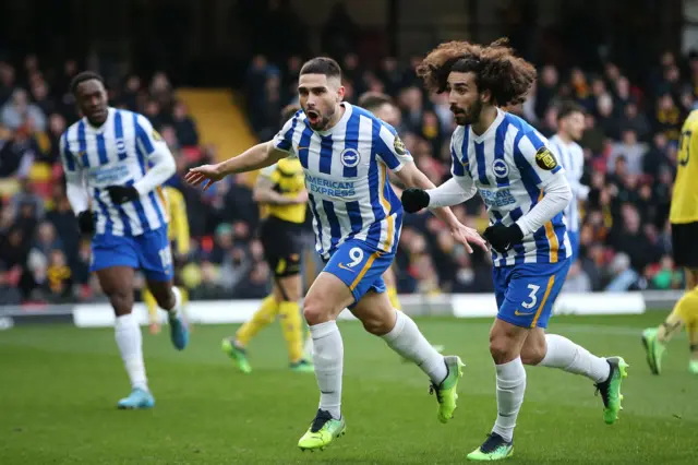 Neal Maupay scores for Brighton