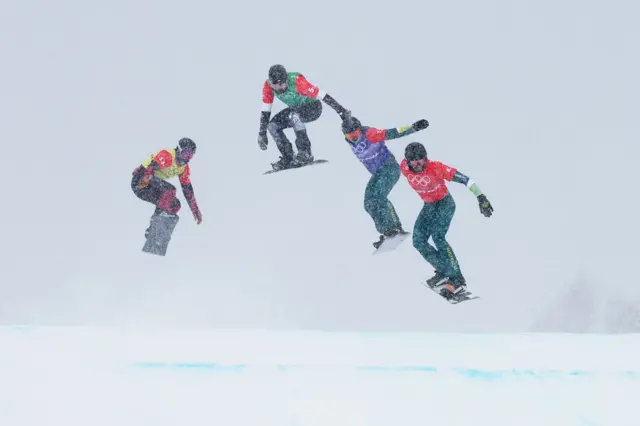 Snowboard cross