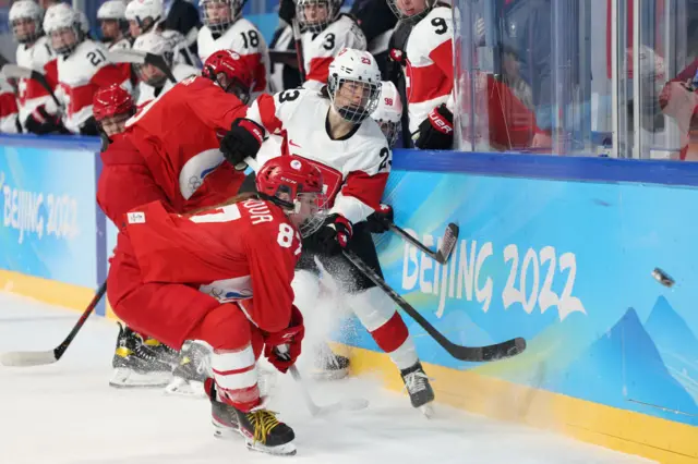 ROC 0-0 Switzerland at Winter Olympics