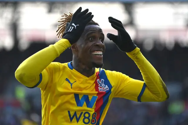 Crystal Palace's Wilfred Zaha