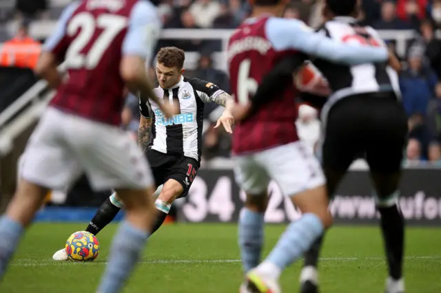 Kieran Trippier scores for Newcastle