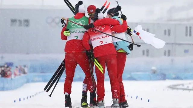 ROC win the men's cross-country relay