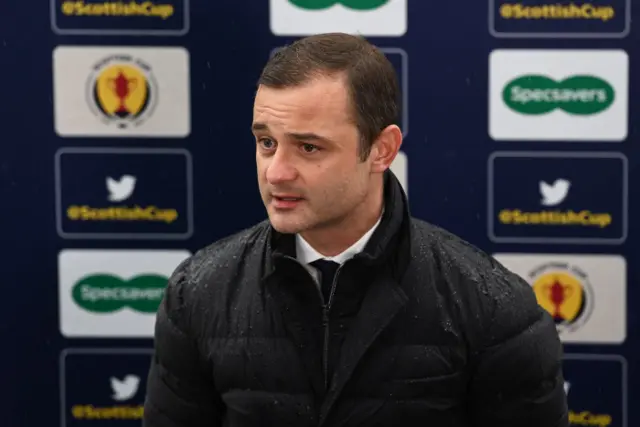 Hibernian manager Shaun Maloney