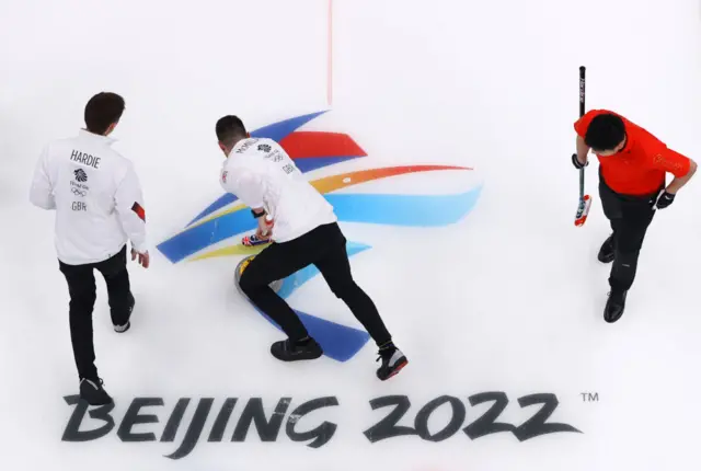 China v Great Britain - curling