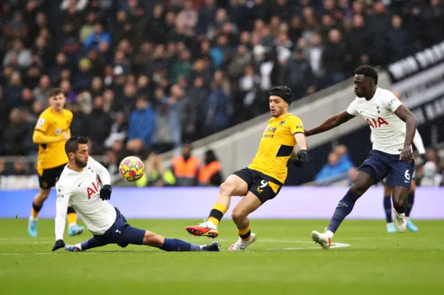 Raul Jimenez scores for Wolves