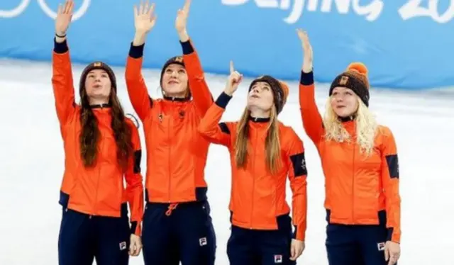 Suzanne Schulting, Yara van Kerkhof, Selma Poutsma and Xandra Velzeboer