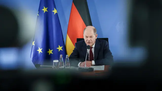 German Chancellor Olaf Scholz