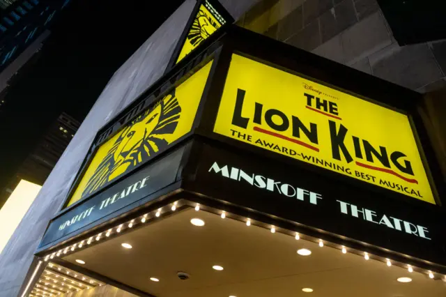 Lion King signage