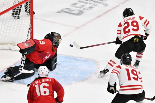 Canada v Switzerland ice hockey