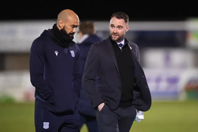 Dundee's Liam Fontaine and James McPake