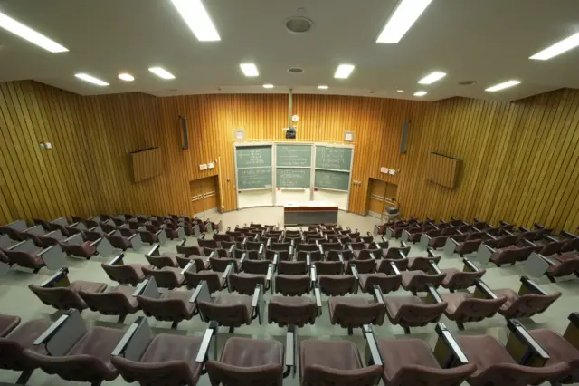 Stock image of empty auditorium