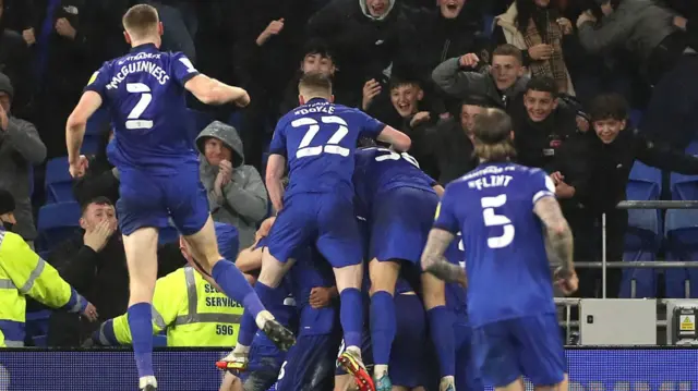 Cardiff celebrate