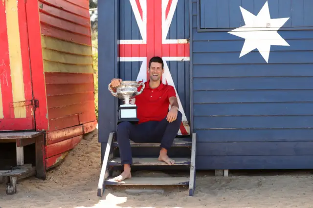 Novak Djokovic in Austrlia