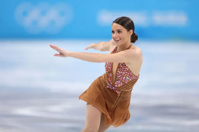 Natahsa McKay skating during her performance