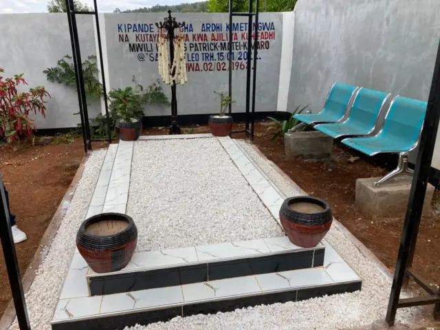 Patrick Kimaro's grave