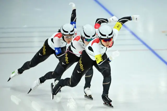 Japan's speed skating team