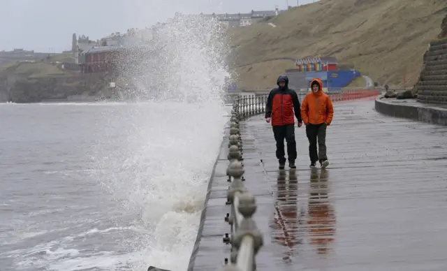 storm in Whitby