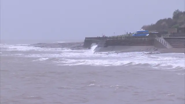 Waves at Maryport