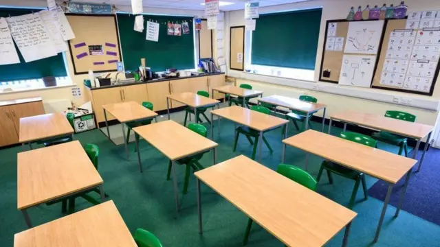 Empty classroom