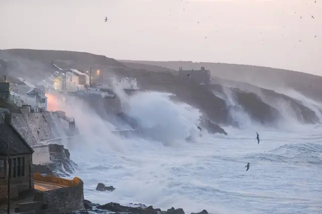 Waves at Porthleven