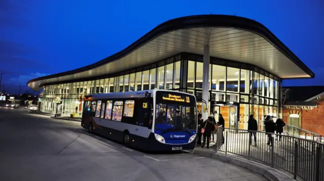 Bus in Manchester